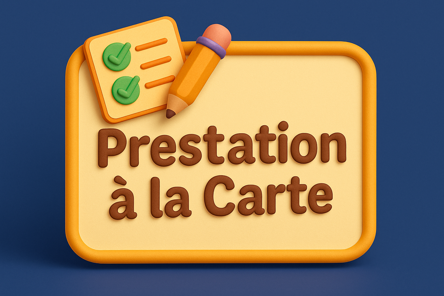 Prestations à la carte