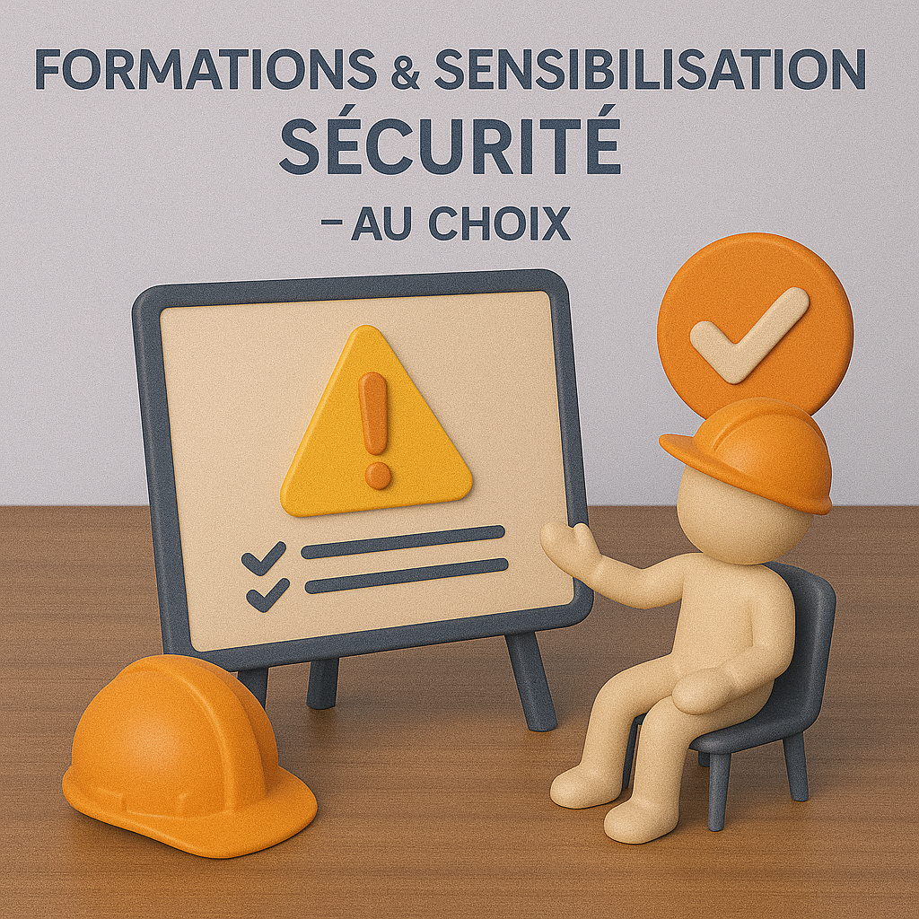 PÔLE 2 — SÉCURITÉ : Formations & Sensibilisation Sécurité – au choix