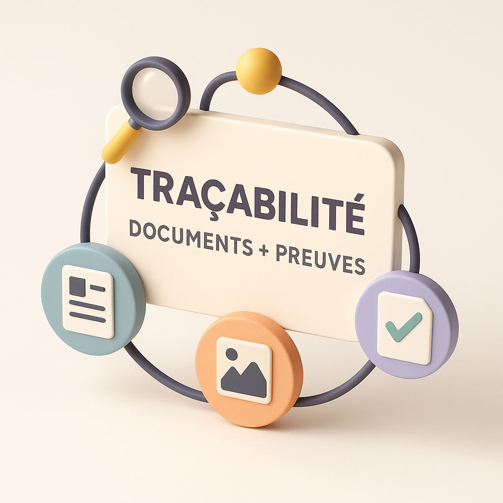 PÔLE 1 – QUALITÉ : Traçabilité & Contrôles_ Organisation traçabilité (documents + preuves)