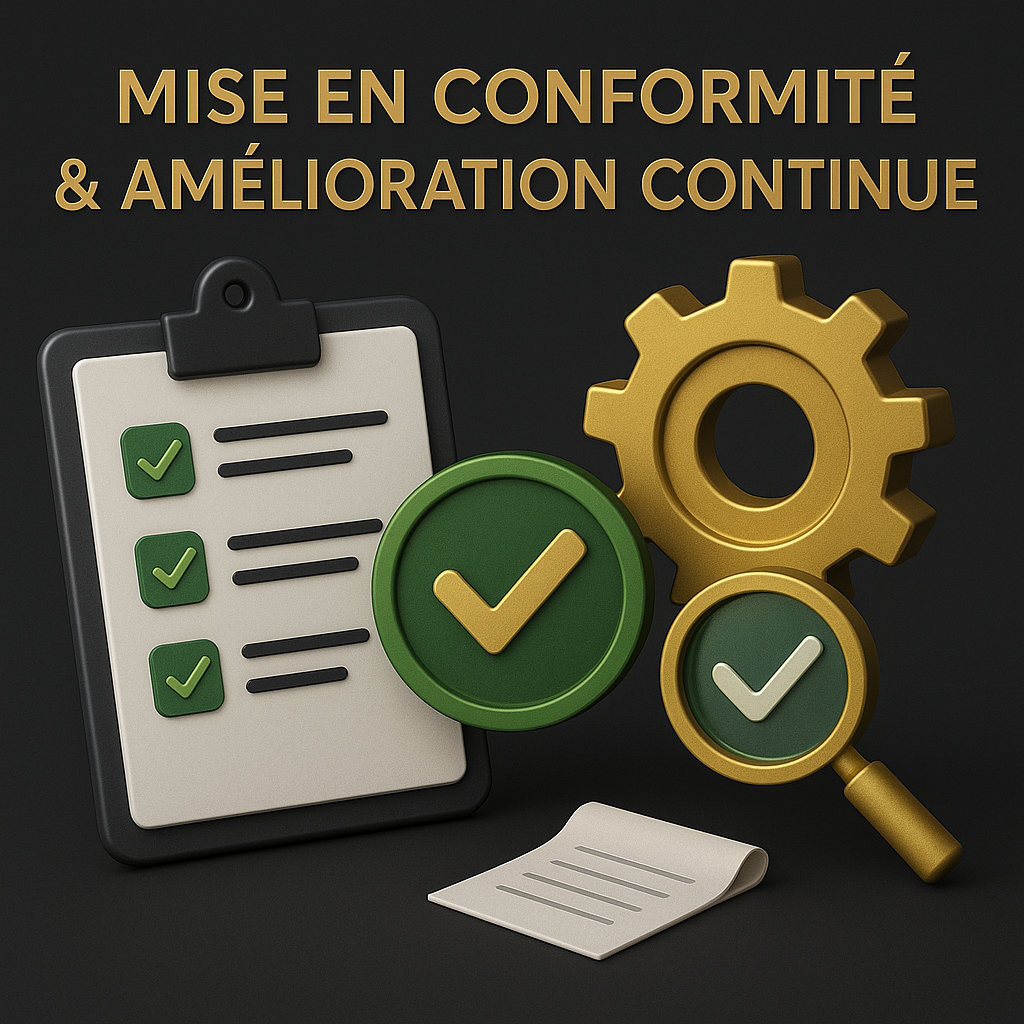 PÔLE 5 — ISO (9001 / 14001 / 45001) : Mise en Conformité & Amélioration Continue – au choix