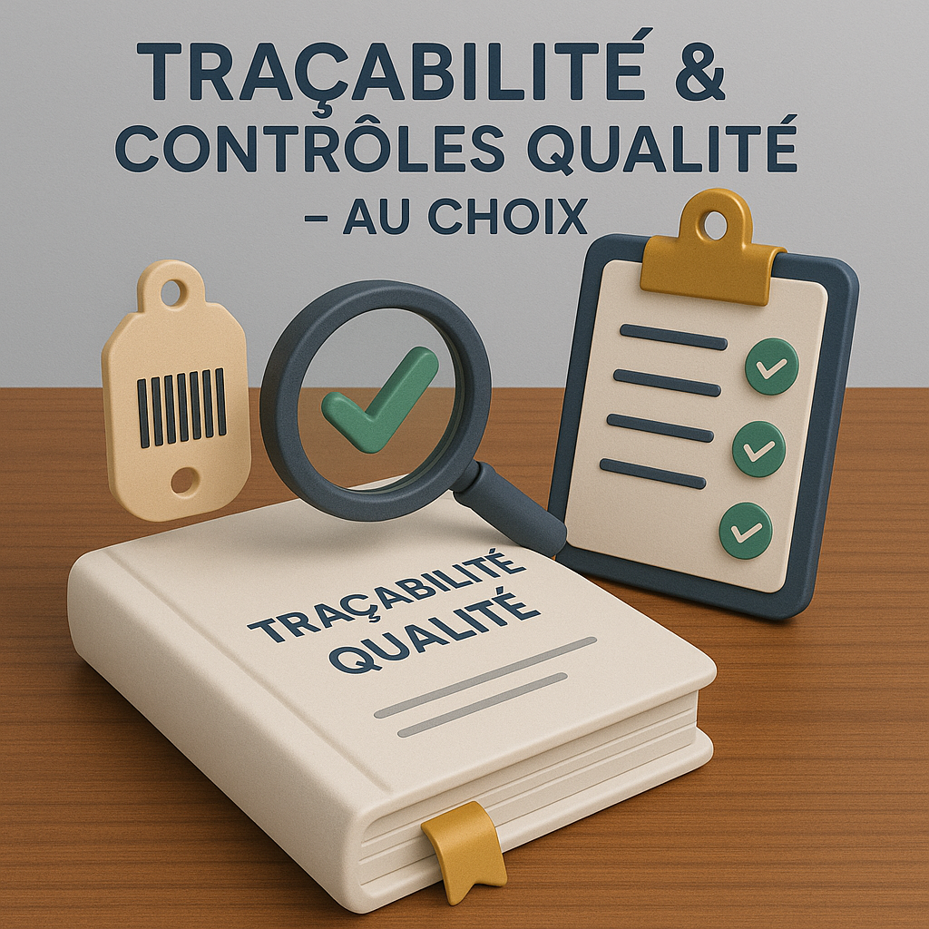 PÔLE 1 — QUALITÉ : Traçabilité & Contrôles Qualité - au choix