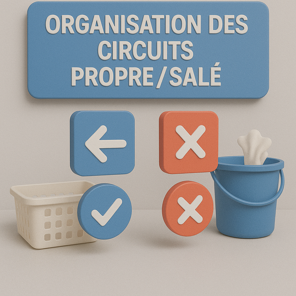 🧼 PÔLE 3 — HYGIÈNE : Nettoyage & Désinfection _Organisation des circuits propre/sale