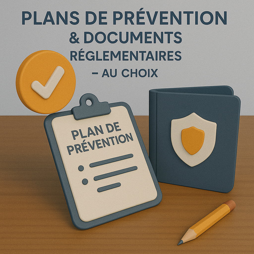 PÔLE 2 — SÉCURITÉ : Plans de Prévention & Documents Réglementaires – au choix