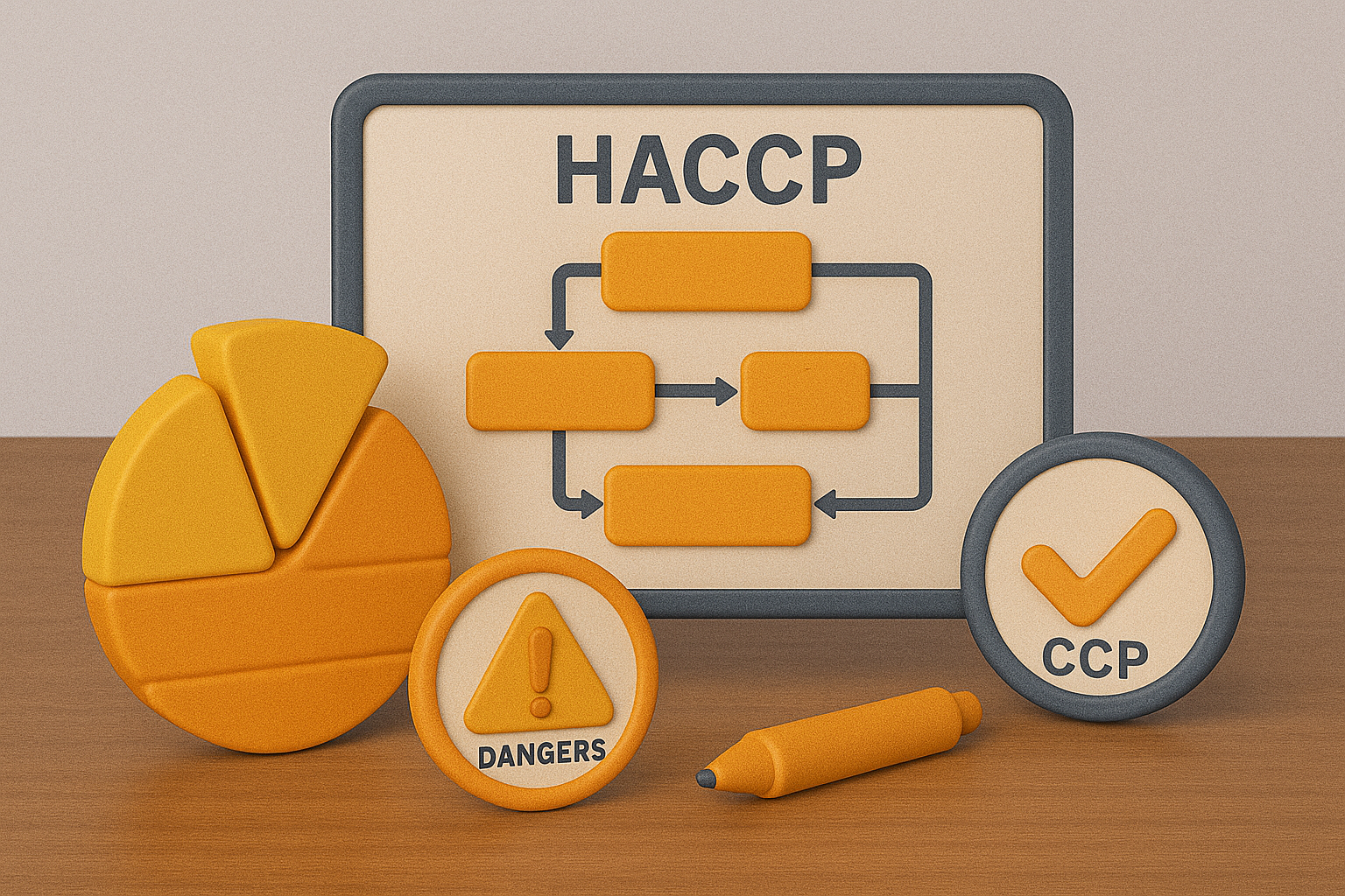 🧼 PÔLE 3 — HYGIÈNE : Systèmes Sanitaires (HACCP) _HACCP complet (diagrammes + dangers + CCP)